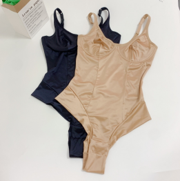 Shinny Slim Body Shaper Tummy Control Body Shaper With Button Crothes Bodysuit