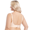Wireless Bras for Women, Seamless Full Coverage Comfortable Soft V Neck No Underwire Support Push Up Everyday Bra