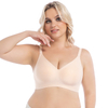 Wireless Bras for Women, Seamless Full Coverage Comfortable Soft V Neck No Underwire Support Push Up Everyday Bra