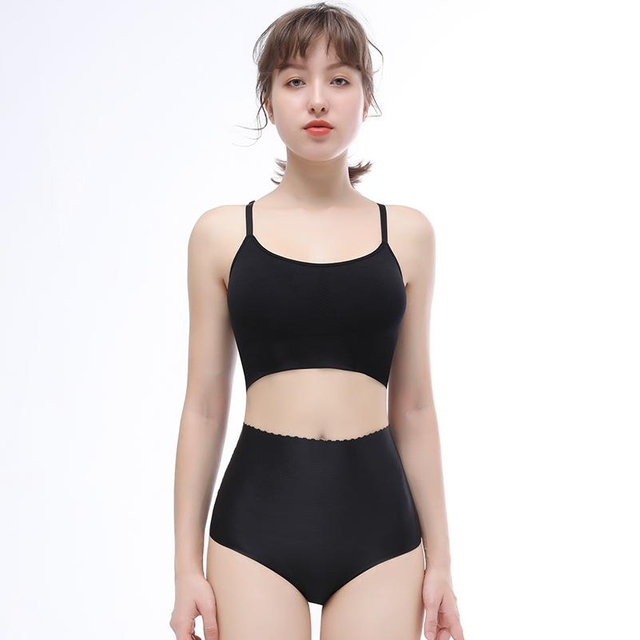 Long Line Seamless Sport Bra Panty Set
