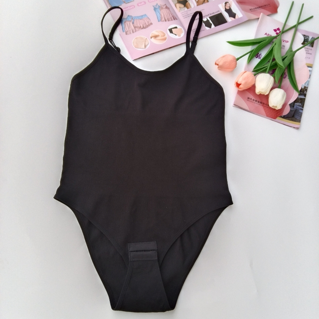 Women's Shapewear Tummy Control Bodysuit High-Waist Thigh Slimmer Shapewear