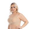 Thin Soft Comfy Daily Bras, Seamless Leisure Bras for Women, A to D Cup, Removable Pads Sleep Bras