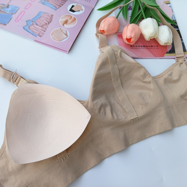 Nursing Bras Maternity Bra for Breastfeeding Pregnancy Wireless Bralette with Pads, Extenders & Clips